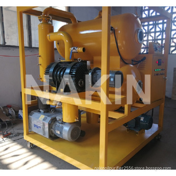 Vacuum Double Stage Transformer Oil Purifier Insulation Oil Filtration Equipment for Used Oil